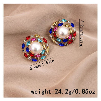 Rhinestone Drop Earring / Stud