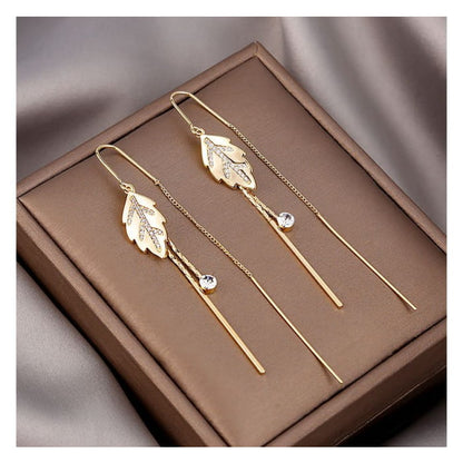 Rhinestone / Faux Cat Eye Stone / Alloy Earring (various