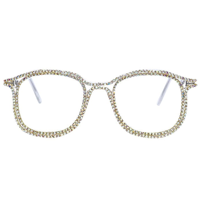 Rhinestone Glasses - Standart / Gold