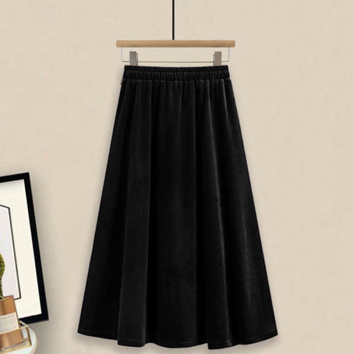 Rhombus Print Sweater Slip Dress Skirt Pants Set - Long