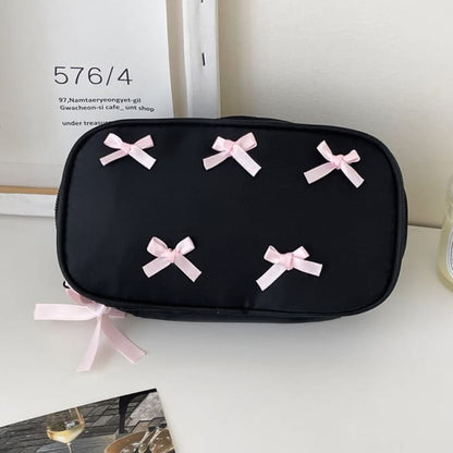 Ribbon Makeup Bag / Pencil Case / Pouch (Various Designs)