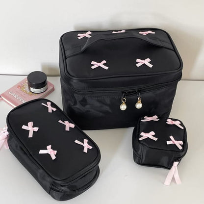 Ribbon Makeup Bag / Pencil Case / Pouch (Various Designs)