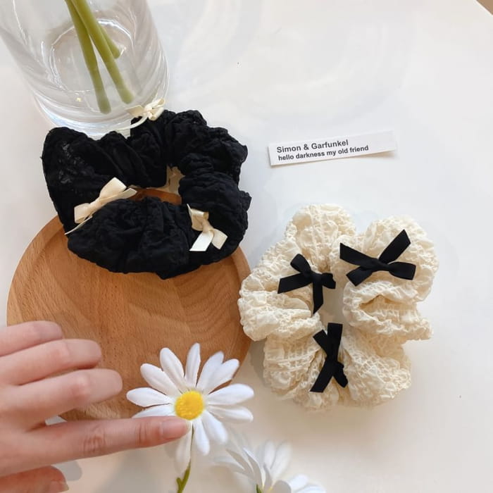 Ribbon Mesh Scrunchie