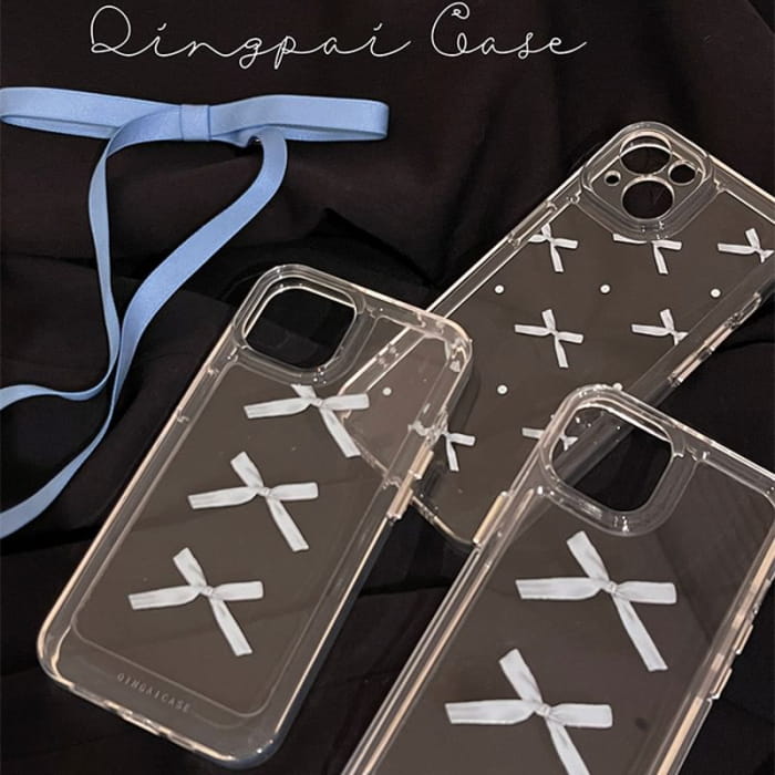 Ribbon Phone Case - iPhone 15 Pro Max / Plus / 14 / 13