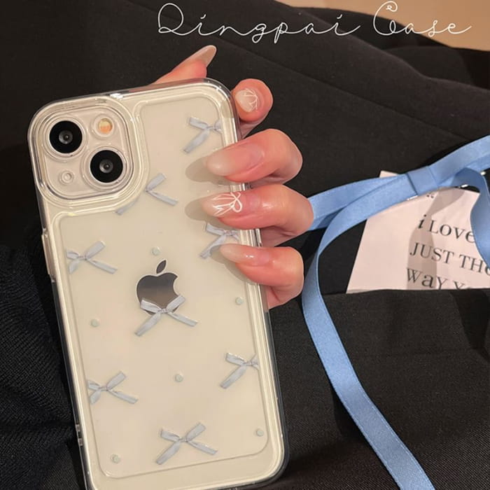 Ribbon Phone Case - iPhone 15 Pro Max / Plus / 14 / 13