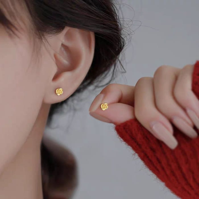 Rose Ear Stud