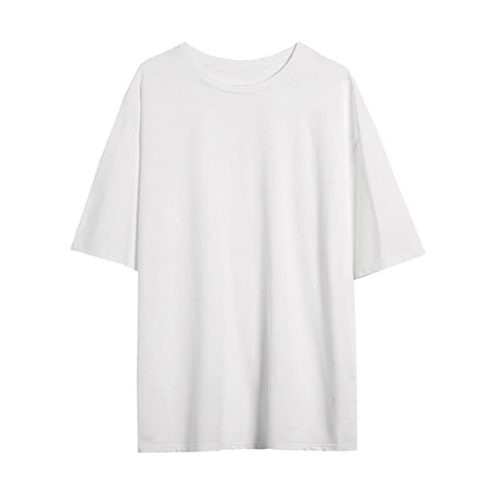 Round Collar Bear Print T-Shirt Lace Up Skirt