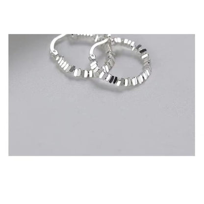 S925 Sterling Silver Hoop Earring