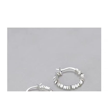 S925 Sterling Silver Hoop Earring