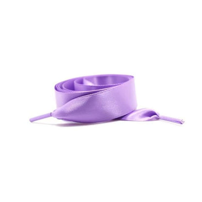 Satin Ribbon Shoelaces - Light Purple / 120cm