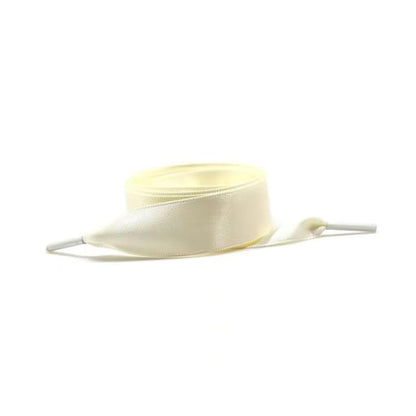 Satin Ribbon Shoelaces - Off-White / 120cm