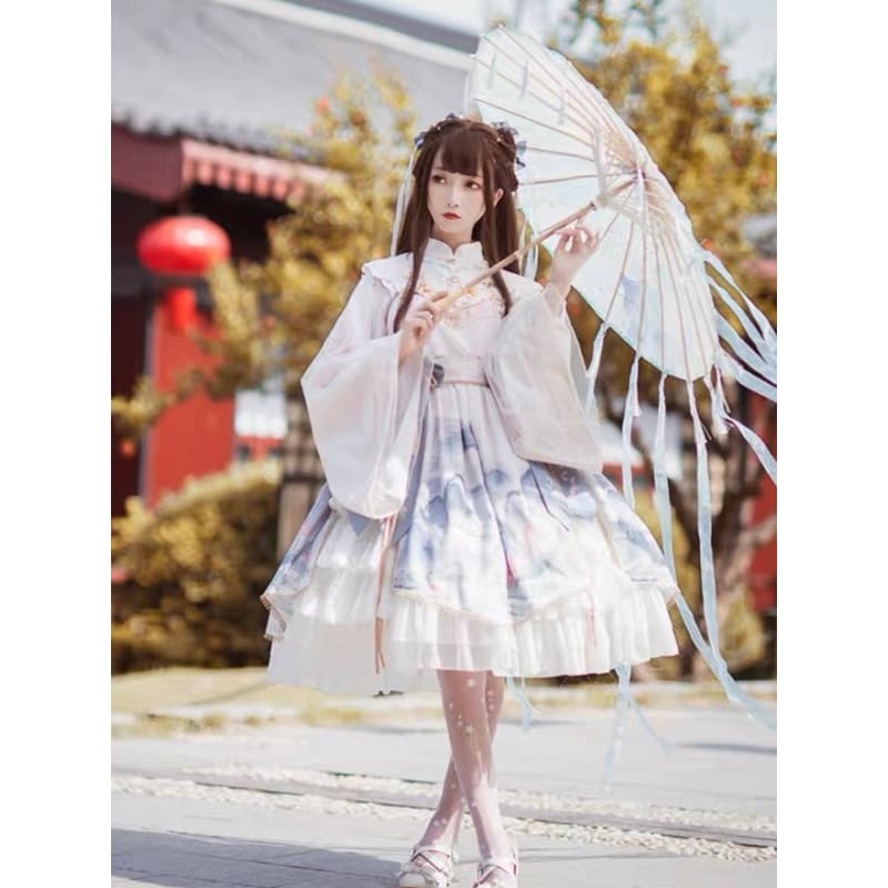 Scenic Tang Style Dress - Modern Hanfu