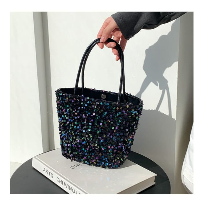 Sequin Tote Bag