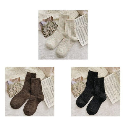 Set of 2 Pairs: Pain Splatter Ribbed Socks - Pairs