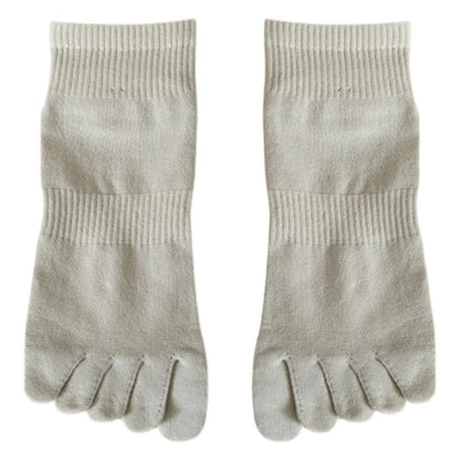 Set Of 3 Pairs: Toe Socks