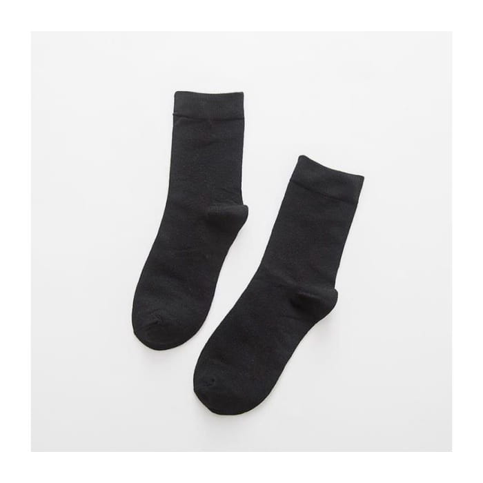 Set of 4: Plain Socks