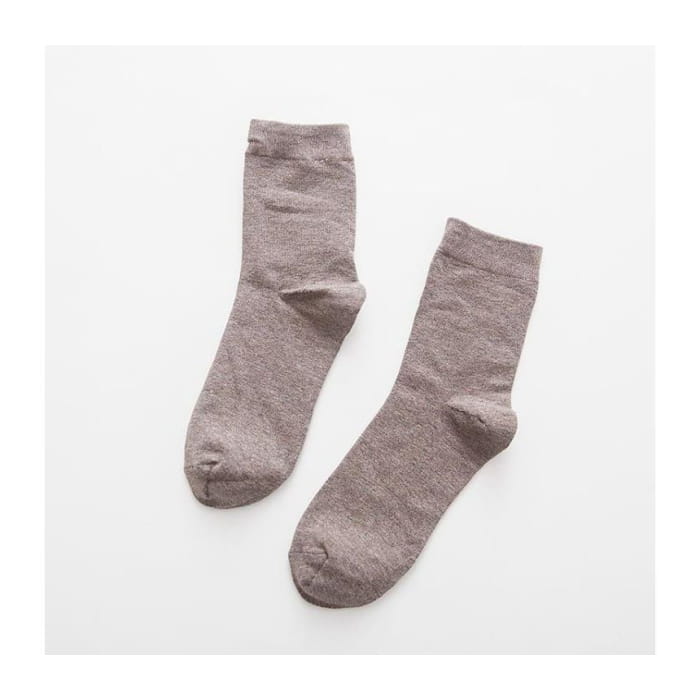 Set of 4: Plain Socks