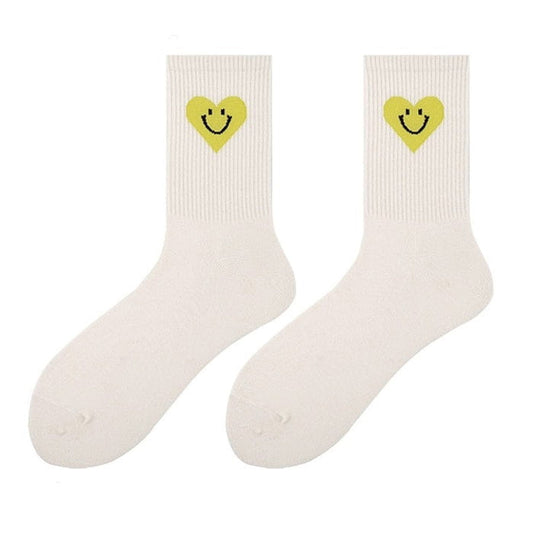 Smile Funky Socks - Heart