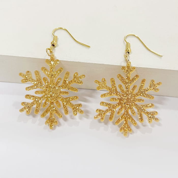 Snowflake Acrylic Drop Earring