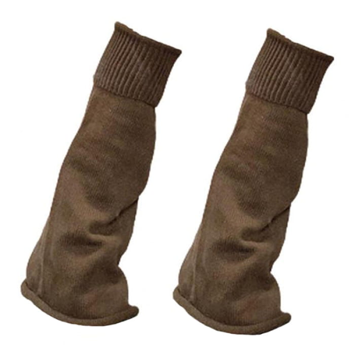 Soft Brown Leg Warmers - Socks