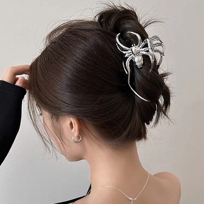 Spider Hair Claw Clip - Standart / Silver - Other