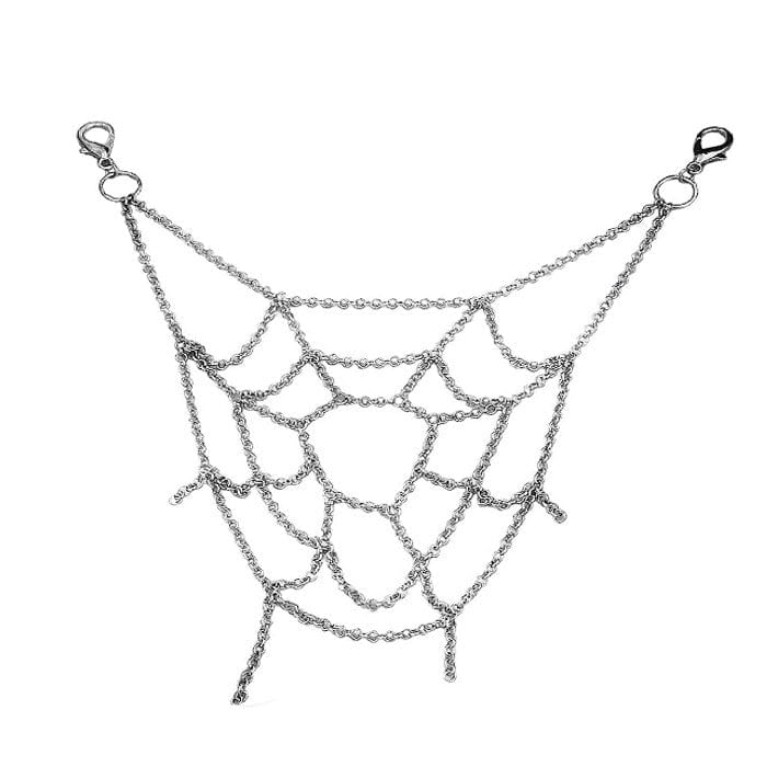 Spiderweb Pant Chain - Standart / Silver - Belts