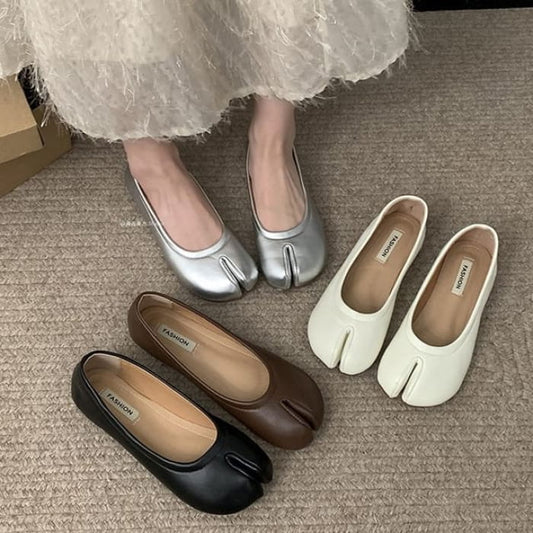 Split-Toe Flats - Shoes