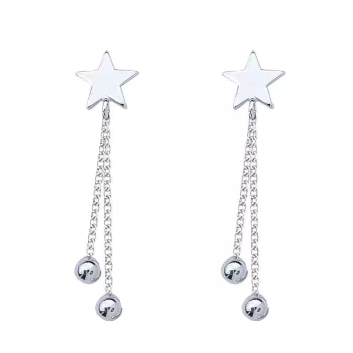 Star Alloy Dangle Earring