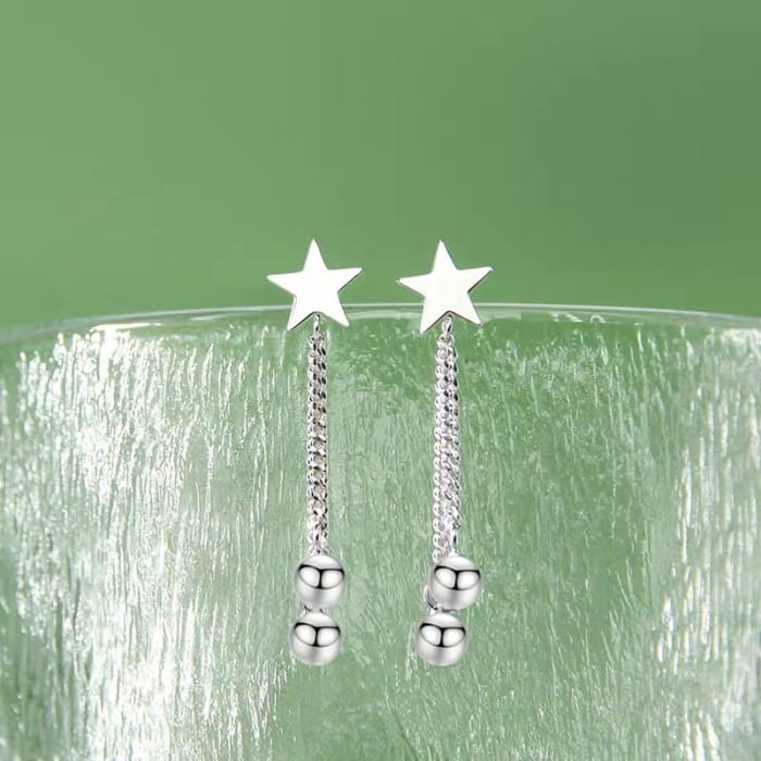 Star Alloy Dangle Earring