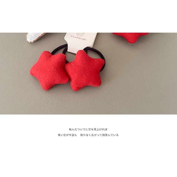 Star Fabric Hair Clip / Claw / Tie - Fashion Accessories