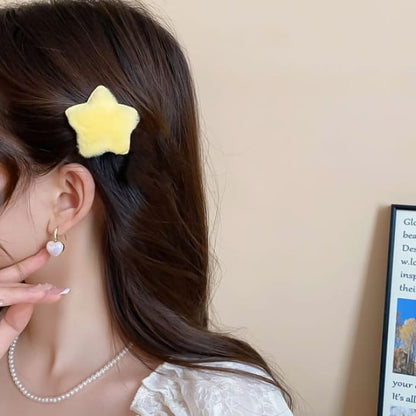 Star Hair Clip - 05# - Duckbill - Yellow / One Size