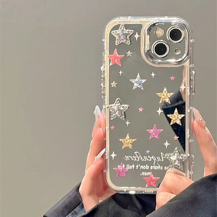 Star / Mirrored Phone Case - iPhone 15 Pro Max / Plus / 14