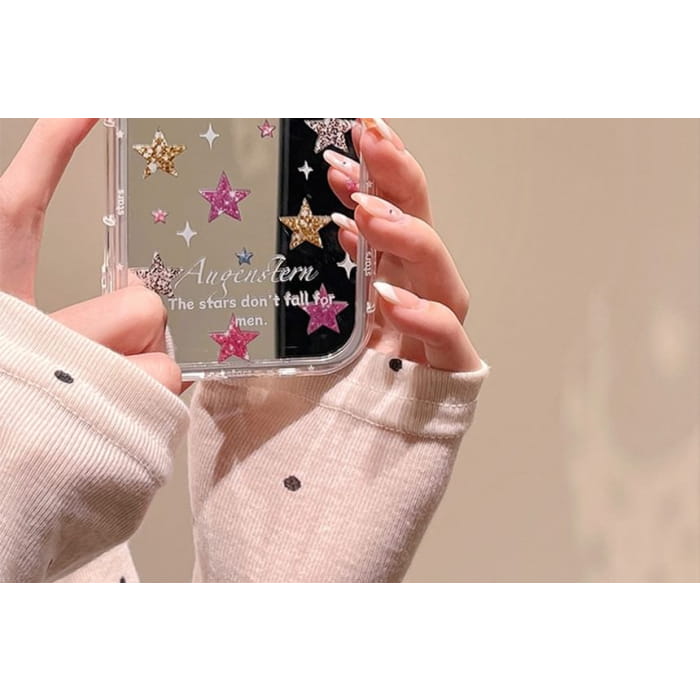 Star / Mirrored Phone Case - iPhone 15 Pro Max / Plus / 14