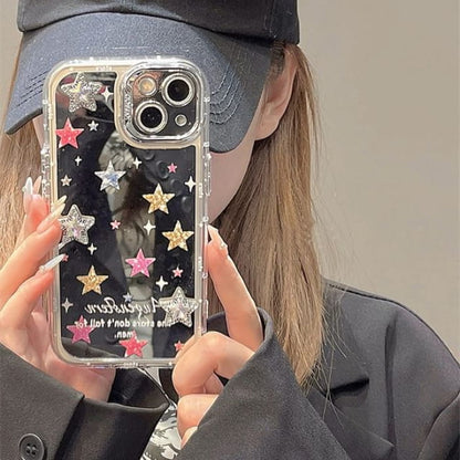 Star / Mirrored Phone Case - iPhone 15 Pro Max / Plus / 14