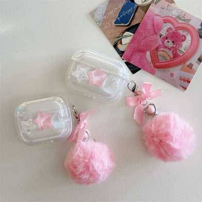 Star Pom AirPods / Pro Earphone Case Skin - With Charm