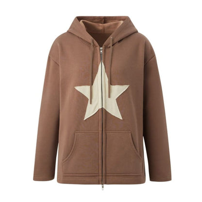 Star Sport Hoodie - S / Brown