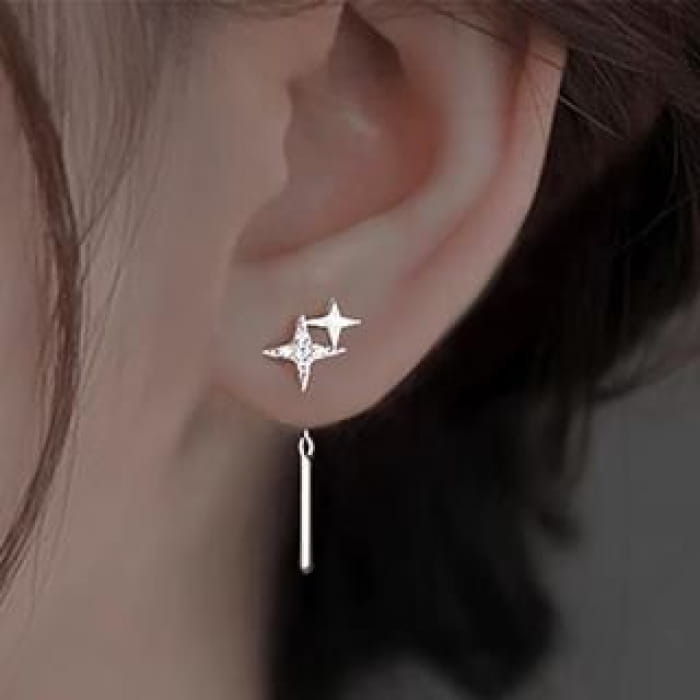 Star Threader Earring / Barbell