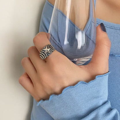 Stars Stripe Ring - ring