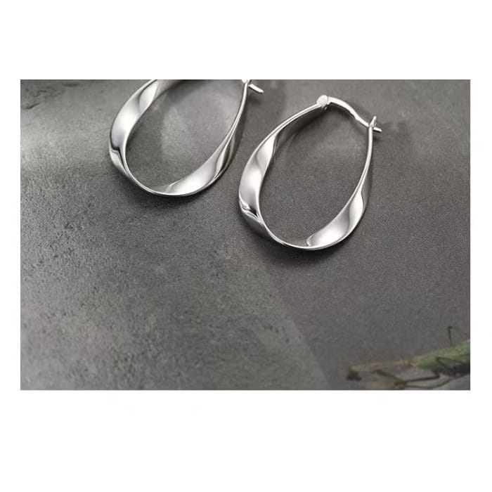 Sterling Silver Hoop Earring