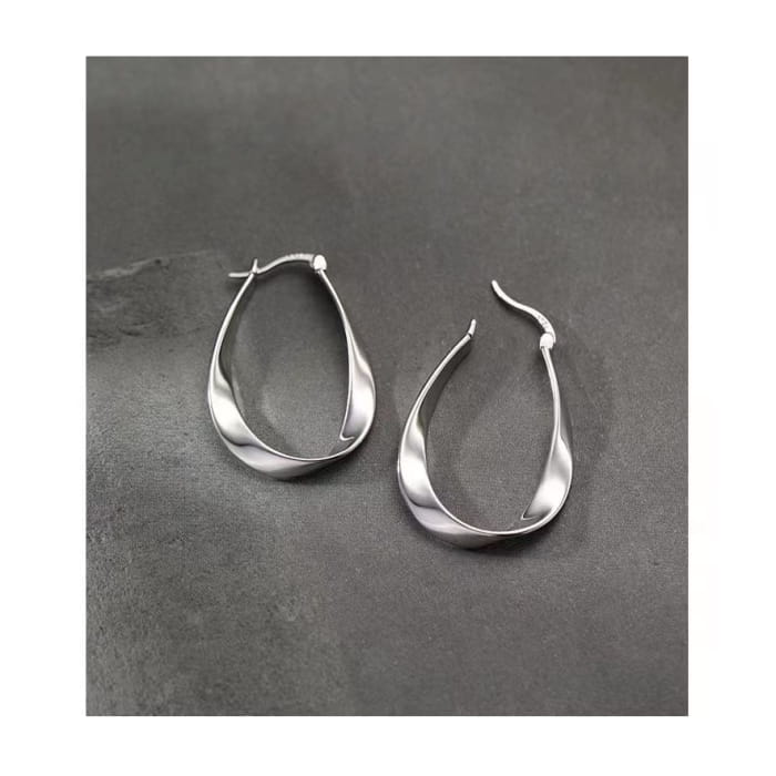 Sterling Silver Hoop Earring