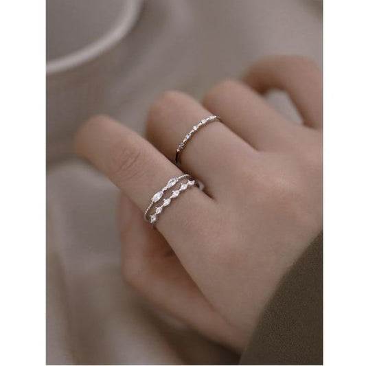 Sterling Silver Ring / Layered