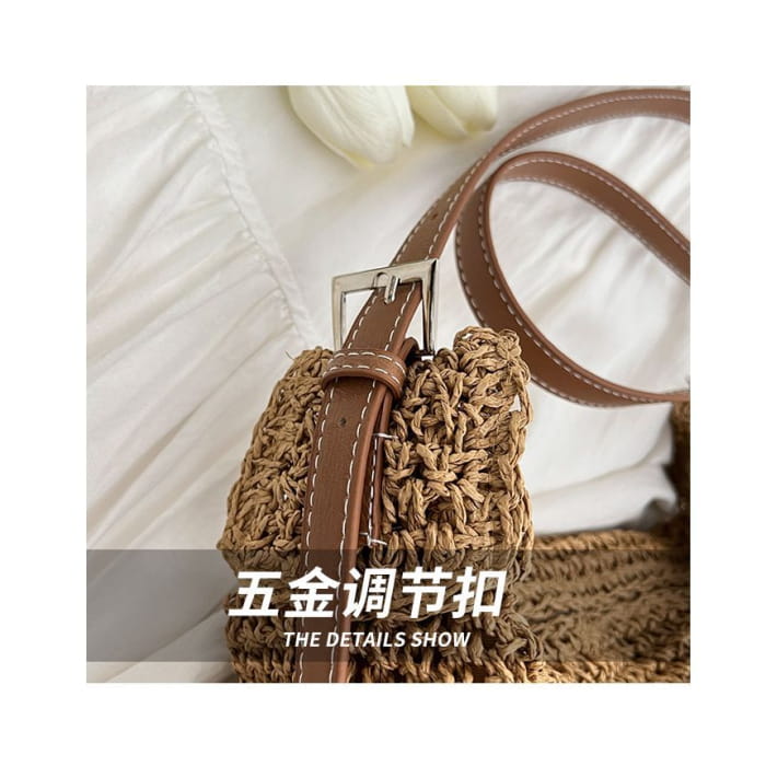 Straw Bucket Bag