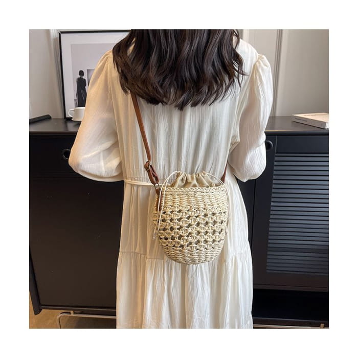 Straw Crossbody Bag