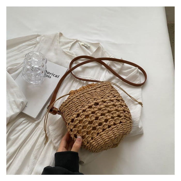 Straw Crossbody Bag