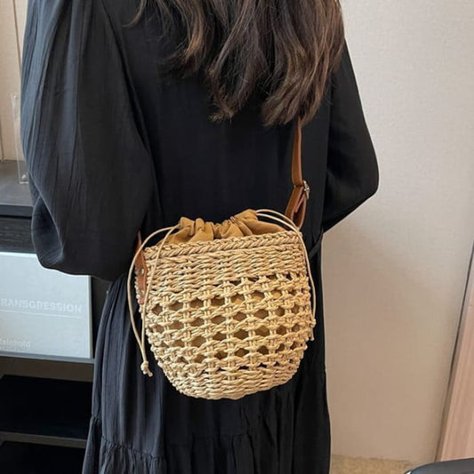 Straw Crossbody Bag