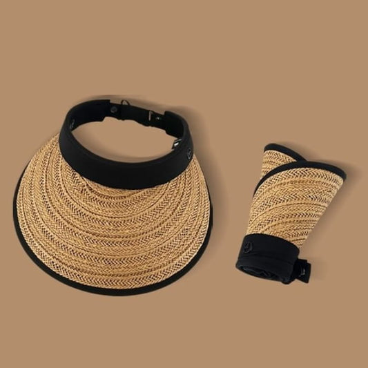 Straw Hat With Wide Brim