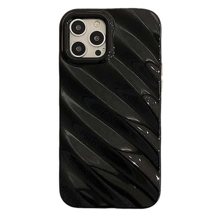 Striped Aesthetic 3D iPhone Case - 11 / Black - IPhone