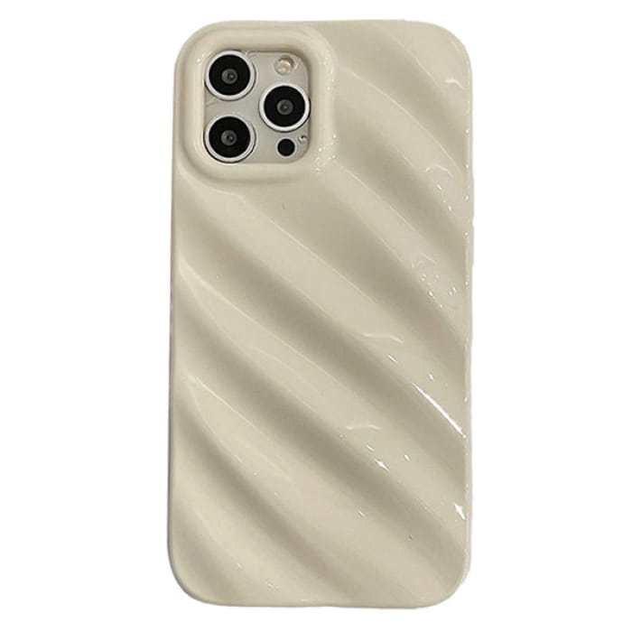 Striped Aesthetic 3D iPhone Case - 11 / White - IPhone