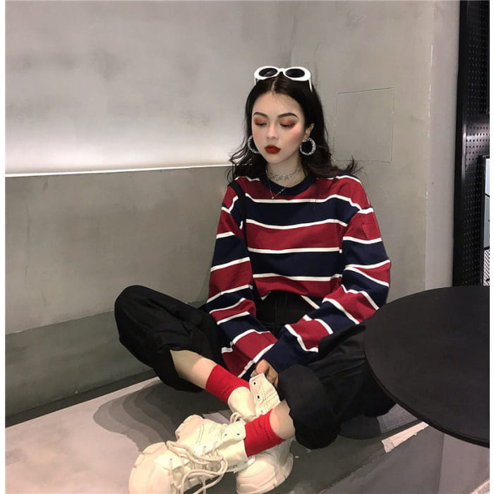 Striped Sweatshirt