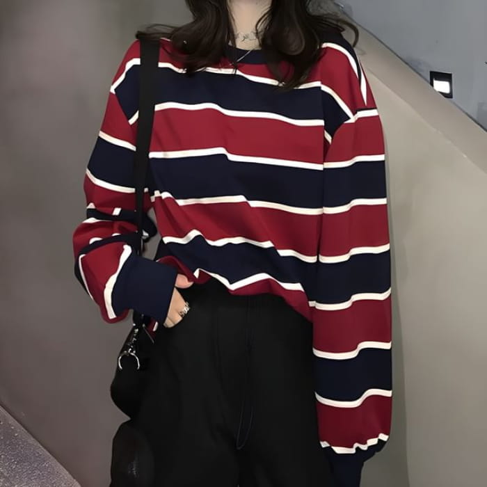 Striped Sweatshirt